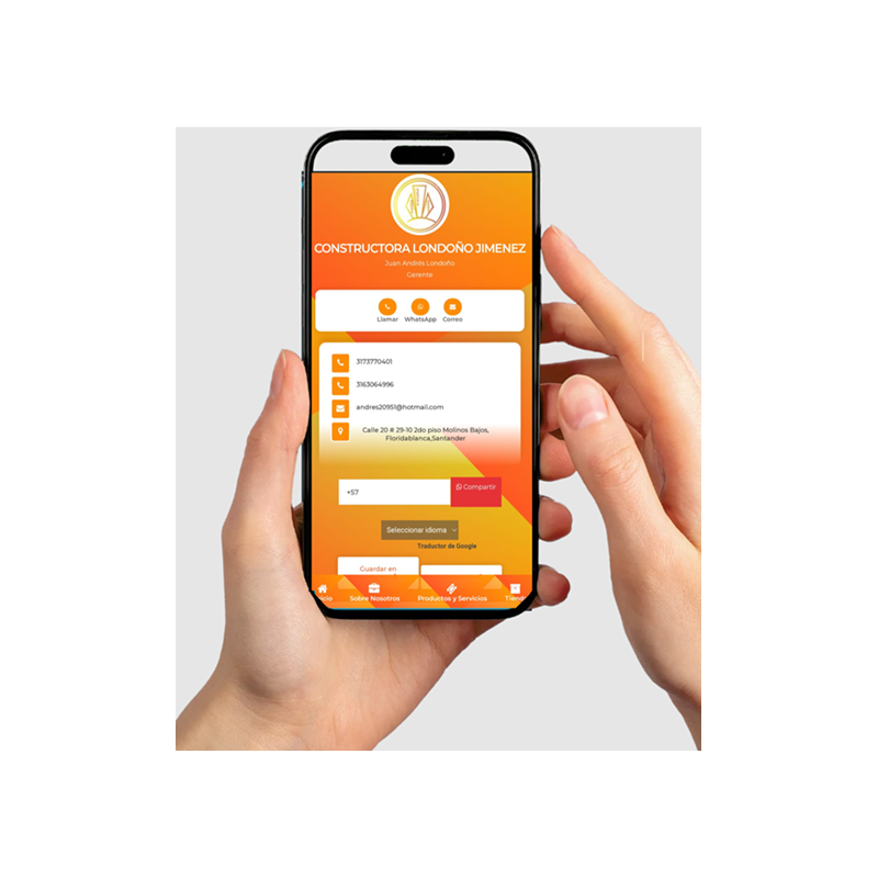 Tarjeta de Negocios Virtual 123Soluciones | Contacto Digital Fácil Tarjeta de Negocios Virtual 123Soluciones | Contacto Digital Fácil